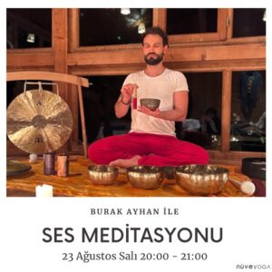 @doctoryoga ile Ses Meditasyonu 23 Ağustos Salı 20:00 – 21:00 saatleri arasında Nuve Yoga’da!
